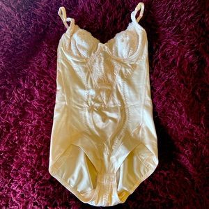 Cream vintage body suit